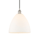A thumbnail of the Innovations Lighting 616-1P-14-12 Edison Dome Pendant Polished Nickel / Matte White