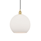 A thumbnail of the Innovations Lighting 616-1P-14-12 Athens Pendant Satin Gold / Matte White