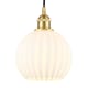 A thumbnail of the Innovations Lighting 616-1P 10 8 White Venetian Pendant Satin Gold