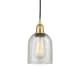 A thumbnail of the Innovations Lighting 616-1P-10-5 Caledonia Pendant Satin Gold / Mica