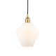 A thumbnail of the Innovations Lighting 616-1P-11-8 Cindyrella Pendant Satin Gold / Cased Matte White