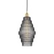 A thumbnail of the Innovations Lighting 616-1P-18-8 Cascade Pendant Satin Gold / Smoked