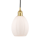 A thumbnail of the Innovations Lighting 616-1P-11-6 Eaton Pendant Satin Gold / Matte White