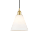 A thumbnail of the Innovations Lighting 616-1P-11-8 Berkshire Pendant Satin Gold / Matte White