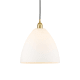A thumbnail of the Innovations Lighting 616-1P-14-12 Edison Dome Pendant Satin Gold / Matte White