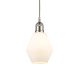 A thumbnail of the Innovations Lighting 616-1P-10-6 Cindyrella Pendant Brushed Satin Nickel / Cased Matte White