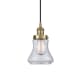 A thumbnail of the Innovations Lighting 616-1PH-10-6 Bellmont Pendant Antique Brass / Clear