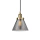 A thumbnail of the Innovations Lighting 616-1PH-10-8 Cone Pendant Antique Brass / Plated Smoke