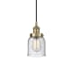 A thumbnail of the Innovations Lighting 616-1PH-10-5 Bell Pendant Antique Brass / Seedy