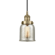 A thumbnail of the Innovations Lighting 616-1PH-10-5 Bell Pendant Antique Brass / Silver Plated Mercury