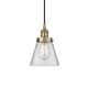 A thumbnail of the Innovations Lighting 616-1PH-10-6 Cone Pendant Antique Brass / Clear