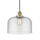 A thumbnail of the Innovations Lighting 616-1PH-12-12-L Bell Pendant Antique Brass / Seedy