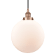 A thumbnail of the Innovations Lighting 616-1PH-16-12 Beacon Pendant Antique Copper / Matte White