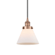 A thumbnail of the Innovations Lighting 616-1PH-10-8 Cone Pendant Antique Copper / Matte White