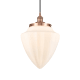 A thumbnail of the Innovations Lighting 616-1PH-17-12 Bullet Pendant Antique Copper / Matte White