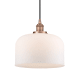 A thumbnail of the Innovations Lighting 616-1PH-12-12-L Bell Pendant Antique Copper / Matte White