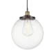 A thumbnail of the Innovations Lighting 616-1PH-18-14 Beacon Pendant Black Antique Brass / Clear