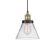 A thumbnail of the Innovations Lighting 616-1PH-10-8 Cone Pendant Black Antique Brass / Clear