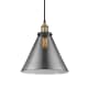 A thumbnail of the Innovations Lighting 616-1PH-15-12-L Cone Pendant Black Antique Brass / Plated Smoke