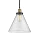 A thumbnail of the Innovations Lighting 616-1PH-15-12-L Cone Pendant Black Antique Brass / Seedy