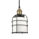 A thumbnail of the Innovations Lighting 616-1PH-10-6 Bell Cage Pendant Black Antique Brass / Matte White