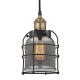 A thumbnail of the Innovations Lighting 616-1PH-10-6 Bell Cage Pendant Black Antique Brass / Plated Smoke