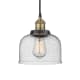 A thumbnail of the Innovations Lighting 616-1PH-10-8 Bell Pendant Black Antique Brass / Seedy