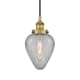 A thumbnail of the Innovations Lighting 616-1PH-10-7 Geneseo Pendant Brushed Brass / Clear Crackled