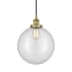 A thumbnail of the Innovations Lighting 616-1PH-16-12 Beacon Pendant Brushed Brass / Clear