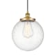 A thumbnail of the Innovations Lighting 616-1PH-18-14 Beacon Pendant Brushed Brass / Seedy