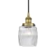 A thumbnail of the Innovations Lighting 616-1PH-10-6 Colton Pendant Brushed Brass / Clear Halophane