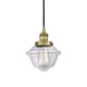 A thumbnail of the Innovations Lighting 616-1PH-10-8 Oxford Pendant Brushed Brass / Clear