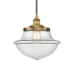 A thumbnail of the Innovations Lighting 616-1PH-12-12 Oxford Pendant Brushed Brass / Clear