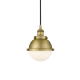 A thumbnail of the Innovations Lighting 616-1PH-10-7 Hampden Pendant Brushed Brass / Matte White