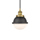 A thumbnail of the Innovations Lighting 616-1PH-10-7 Hampden Pendant Brushed Brass / Matte Black / Matte White