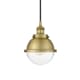 A thumbnail of the Innovations Lighting 616-1PH-10-7 Hampden Pendant Brushed Brass / Clear