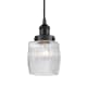 A thumbnail of the Innovations Lighting 616-1PH-10-6 Colton Pendant Matte Black / Clear Halophane