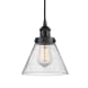 A thumbnail of the Innovations Lighting 616-1PH-10-8 Cone Pendant Matte Black / Seedy