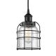 A thumbnail of the Innovations Lighting 616-1PH-10-6 Bell Cage Pendant Matte Black / Clear