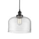 A thumbnail of the Innovations Lighting 616-1PH-12-12-L Bell Pendant Matte Black / Clear