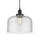 A thumbnail of the Innovations Lighting 616-1PH-12-12-L Bell Pendant Matte Black / Seedy