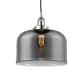 A thumbnail of the Innovations Lighting 616-1PH-12-12-L Bell Pendant Polished Chrome / Plated Smoke