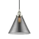 A thumbnail of the Innovations Lighting 616-1PH-15-12-L Cone Pendant Polished Nickel / Plated Smoke