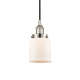 A thumbnail of the Innovations Lighting 616-1PH-10-5 Bell Pendant Polished Nickel / Matte White