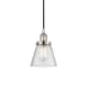 A thumbnail of the Innovations Lighting 616-1PH-10-6 Cone Pendant Polished Nickel / Seedy