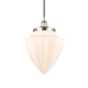 A thumbnail of the Innovations Lighting 616-1PH-17-12 Bullet Pendant Polished Nickel / Matte White