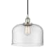 A thumbnail of the Innovations Lighting 616-1PH-12-12-L Bell Pendant Polished Nickel / Clear