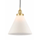 A thumbnail of the Innovations Lighting 616-1PH-15-12-L Cone Pendant Satin Gold / Matte White