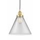 A thumbnail of the Innovations Lighting 616-1PH-15-12-L Cone Pendant Satin Gold / Clear