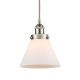 A thumbnail of the Innovations Lighting 616-1PH-10-8 Cone Pendant Brushed Satin Nickel / Matte White